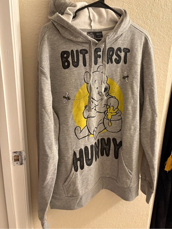 Disney Tops - Disney Winnie the Pooh “But First Hunny” Pullover Sweatshirt Hoodie BRAND NEW!